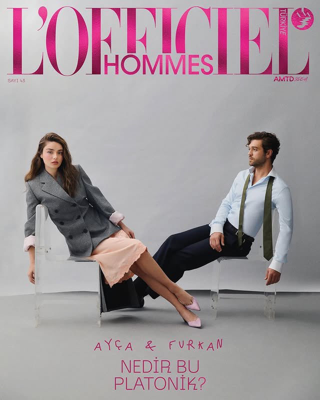 DTural's tweet photo. Ayça Ayşin Turan ve Furkan Andıç, L'Officiel Hommes yeni sayısında. 💥 https://t.co/1vR7A0aP0a