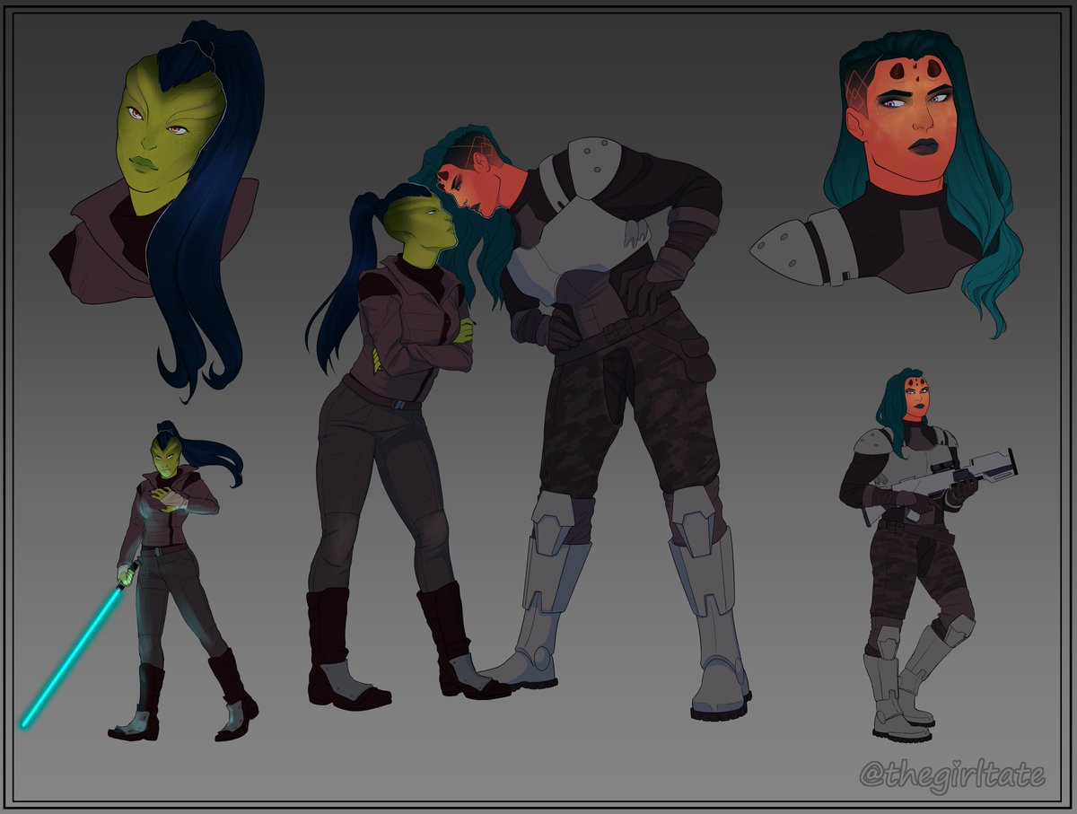 ATTACKins's tweet photo. @ZatmenieArt Oooo! I've got a few characters that would like great in your style! I'm not sure which I would pick: my Falleen Jedi, my Dragonkin Bardlock, or my Sylvari Ranger(GW2). 

Either way, fingers crossed! https://t.co/ievkQu7GIr