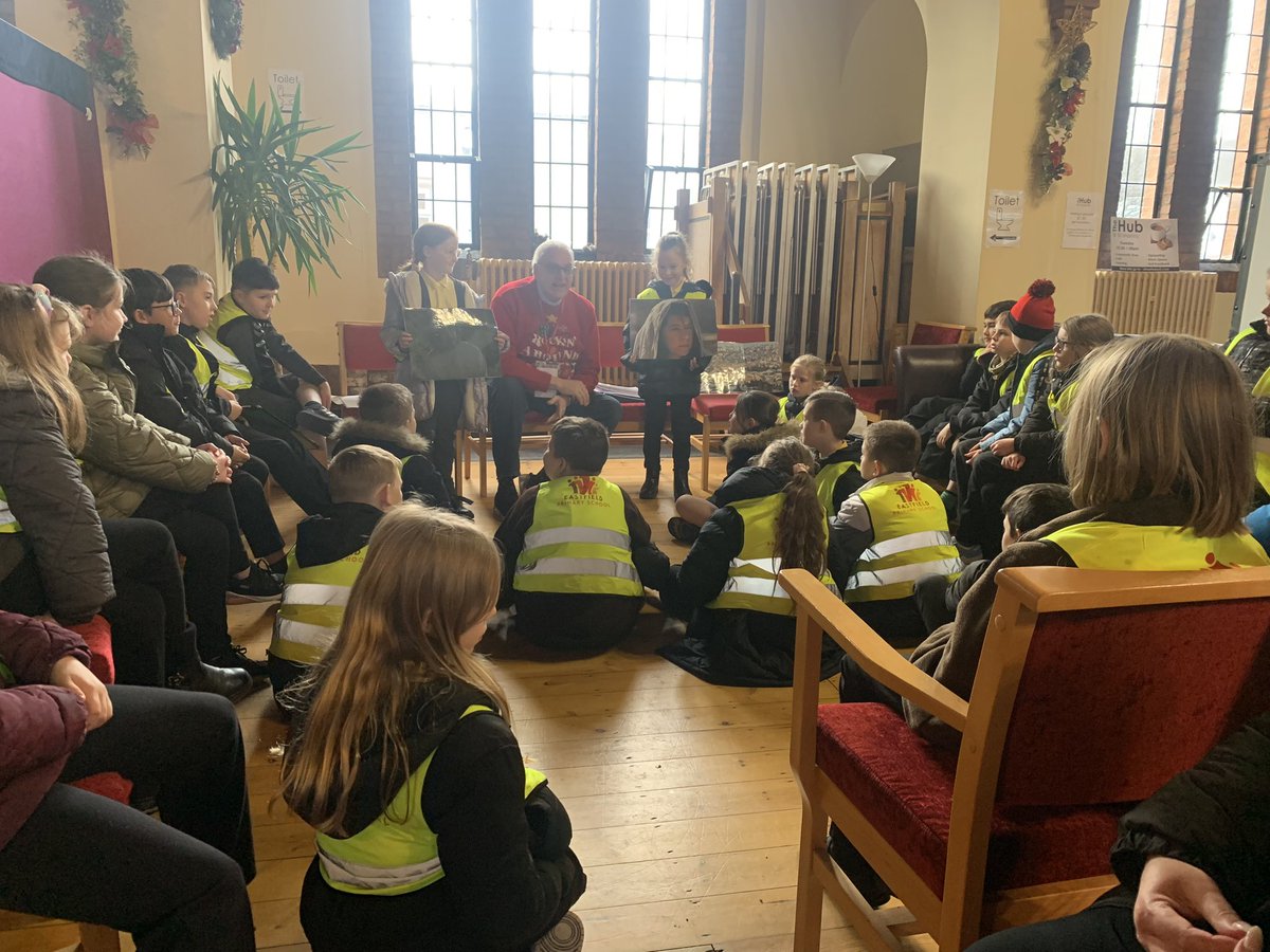EastfieldPSHull's tweet photo. #5CO enjoyed their trip to St Martinsโs Church today to explore the Christmas Story! #epsre https://t.co/UUZd5M1qrv