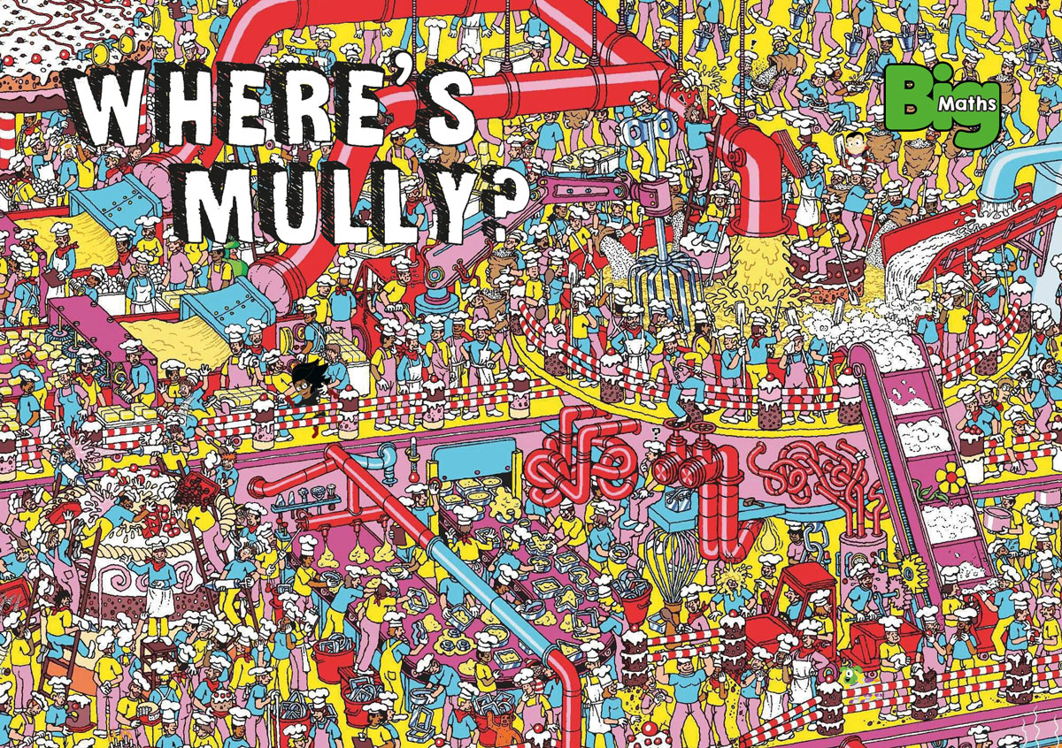 As a Xmas treat, can you find Count Fourways, Speedy Col, Squiggleworth, Wally and of course, Mully in this image? #BigMaths #MathsIsFun #Maths