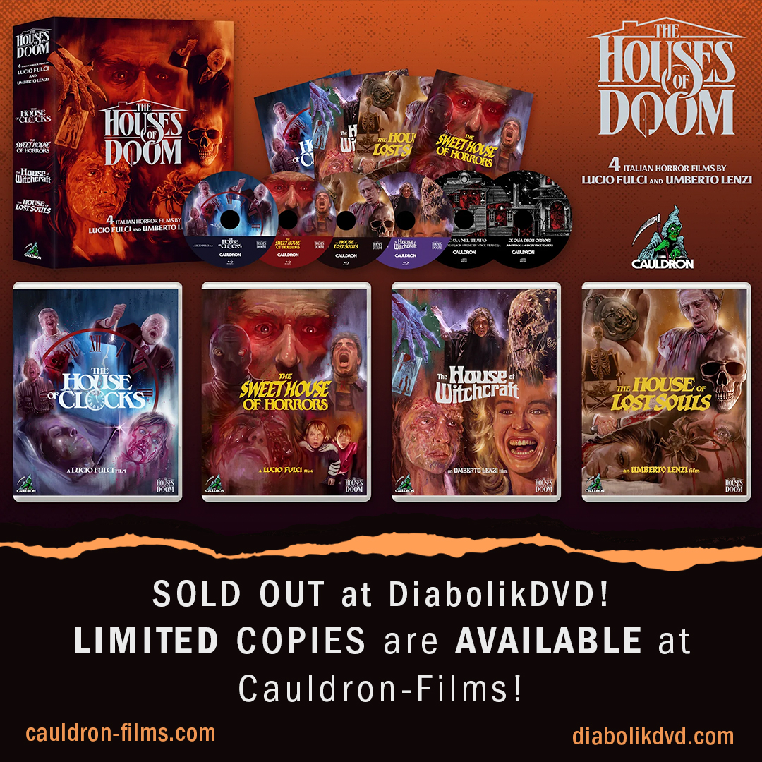 diabolikdvd's tweet image. SOLD OUT at DiabolikDVD! LIMITED COPIES are AVAILABLE at Cauldron-Films!

cauldron-films.com

#diabolikdvd #cauldronfilms #physicalmediaadvocates