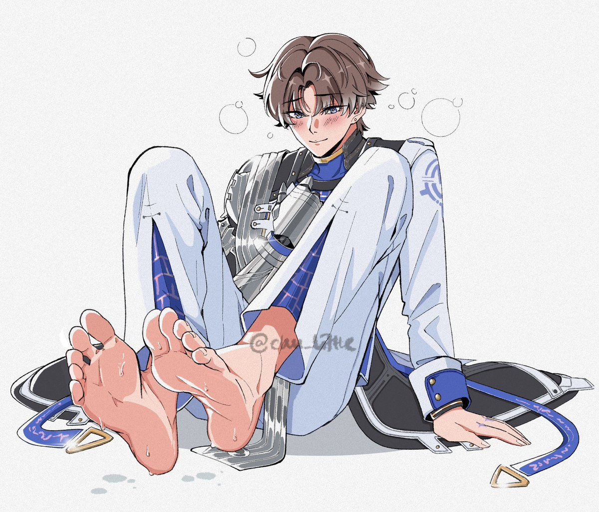 chuu_little's tweet photo. i repair the feet its 2am here im sleepy😵‍💫 https://t.co/35u5fmvyFz