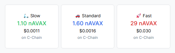 stvngts's tweet photo. Avax9000 making the c-chain cheaper than ever https://t.co/umD9wWE08p
