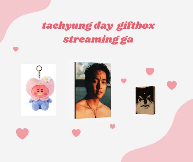 snowflowergifts's tweet photo. ⭑ Tae Day Giftbox Streaming Giveaway ⭑

⋆ 1 winner ♡
⋆ rt &amp; read thread
⋆ followers only

— worldwide | ends Dec 30 https://t.co/YHfM10AkmF
