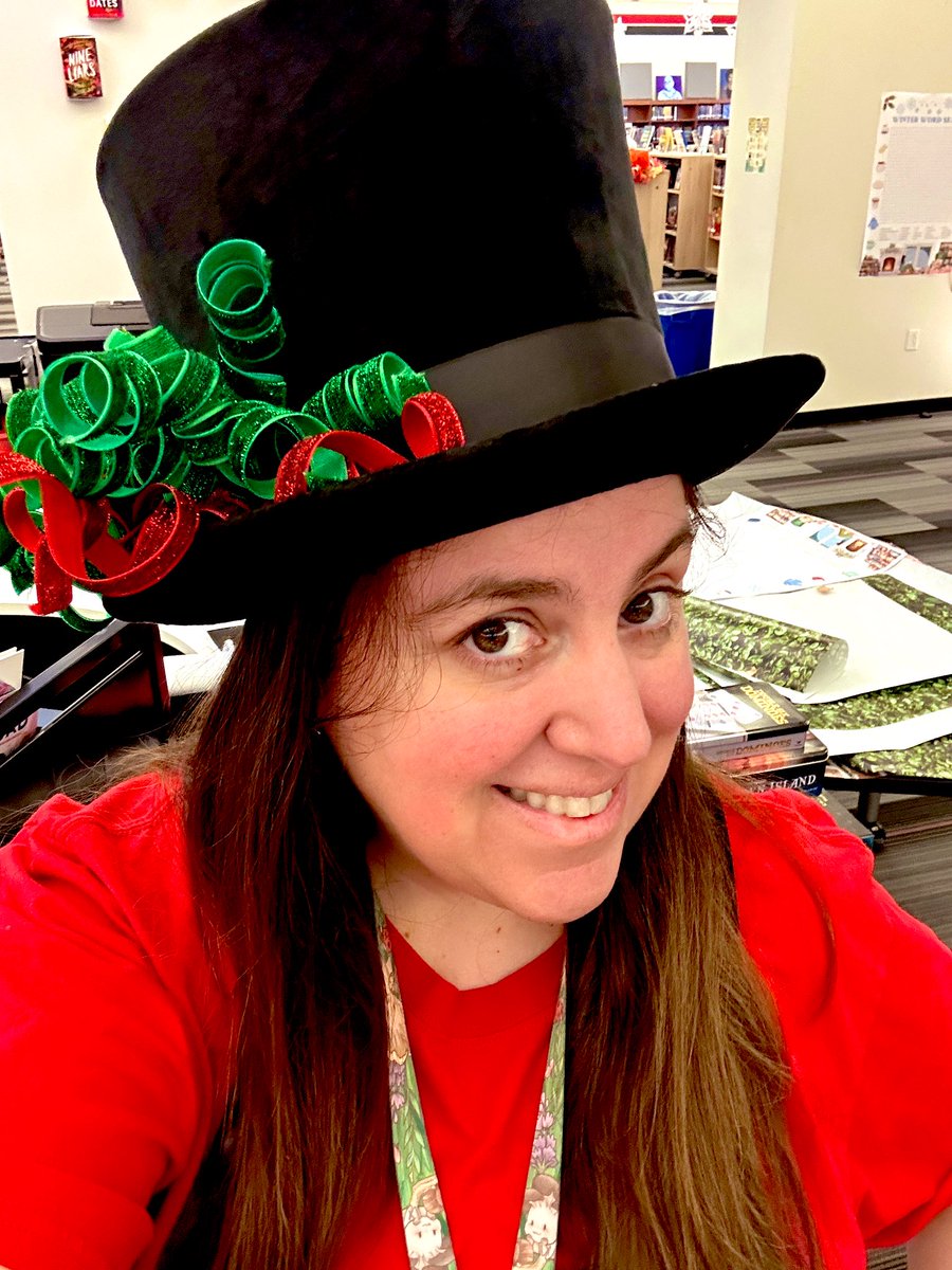 Nina Canales (@ninathegeeklib) on Twitter photo When you take Scrooge Day serious and wear an actual top and but you’re the only one 😂 Not pictured is my candy cane cane. Not a repeat word. An actual cane 😅 Bah Humbug! <a href="/DISD_Libraries/">Dallas ISD Libraries</a> <a href="/ProjectReadDISD/">Dallas ISD Project R.E.A.D.</a> <a href="/PanthersHHS/">Hillcrest HS</a> When you take Scrooge Day serious and wear an actual top and but you’re the only one 😂 Not pictured is my candy cane cane. Not a repeat word. An actual cane 😅 Bah Humbug! <a href="/DISD_Libraries/">Dallas ISD Libraries</a> <a href="/ProjectReadDISD/">Dallas ISD Project R.E.A.D.</a> <a href="/PanthersHHS/">Hillcrest HS</a>