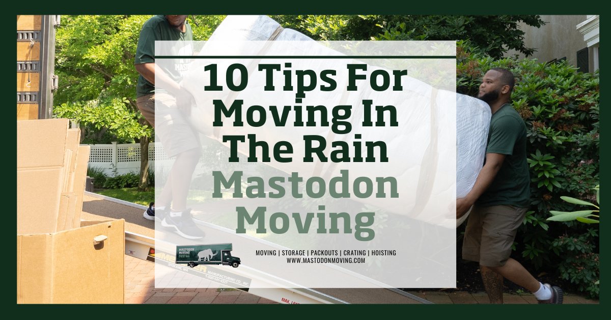 MastodonMoving's tweet photo. 🚛For a full list of Moving In The Rain Tips visit https://t.co/CQgFpjP5JC #movingintherain #movingtips #movinghelp #movingout #movinghacks #movingandstoragetips https://t.co/YioVfT8LzT