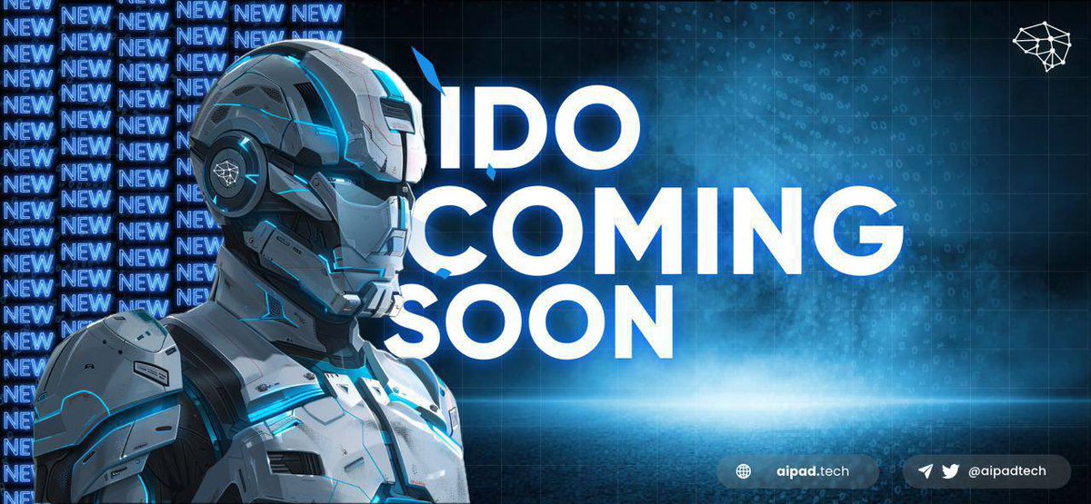 #AIPAD IDO Announcement 📢 

⭐️ Another New Tier 1 IDO has been locked in and secured 🔒 

❔ The new IDO features RWA / Token Infrastructure, Tokenization, AI Trading, and much more! This is a fully packed project that you won’t want to miss! 

🚀 The team brings massive