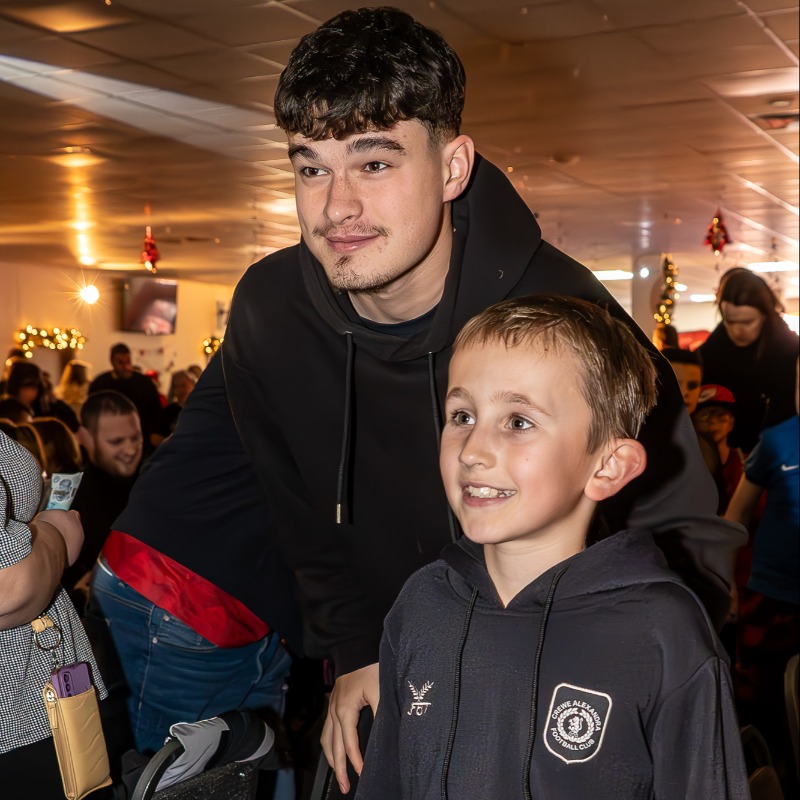 crewealexfc's tweet photo. Spending the afternoon with our supporters 🫶

Dancing, singing and signing - thank you for joining us at yesterday's Kids Christmas Party 🎅❤️

#CreweAlex