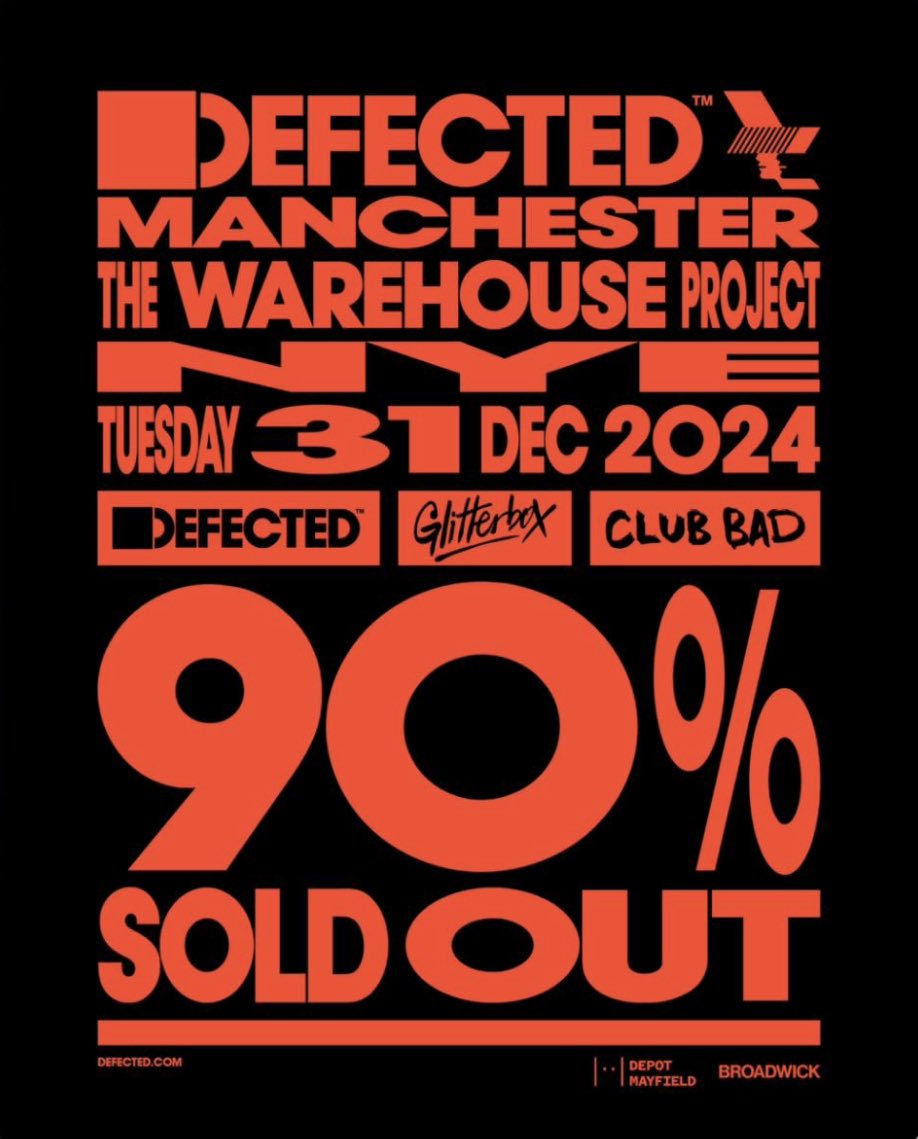 Club Bad (@clubbadlabel) on Twitter photo Last chance to dance into the New Year with us & <a href="/DefectedRecords/">Defected Records</a> <a href="/Glitterbox/">Glitterbox</a> at the <a href="/WHP_Mcr/">The Warehouse Project</a> You won’t want to miss this 👌🏼 Last chance to dance into the New Year with us & <a href="/DefectedRecords/">Defected Records</a> <a href="/Glitterbox/">Glitterbox</a> at the <a href="/WHP_Mcr/">The Warehouse Project</a> You won’t want to miss this 👌🏼