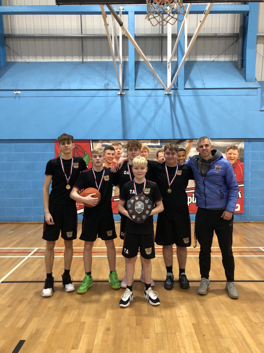 Champions!! First ever Woodhey Basketball team to win a yr11 tournament!!! 4 games, 4 wins &amp; Bury champions!! Special mention to Tom in yr8 who stepped in last minute and scored a tonne of points 🏀🏀🏀🏆🏆🏆🏆🏆🏆