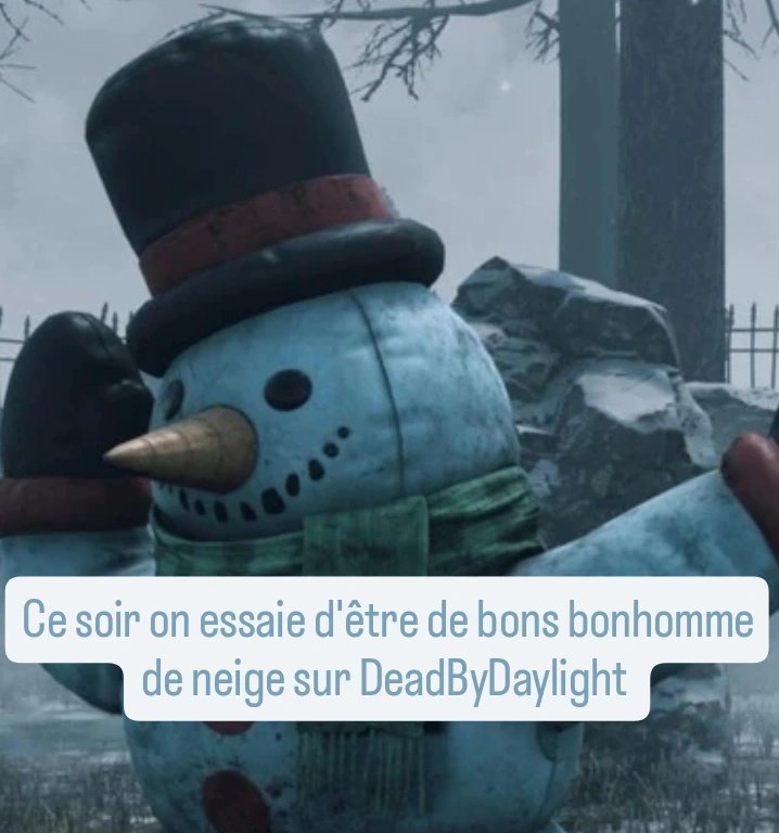 On test des trucs sur l'événement de Noël sur <a href="/DeadbyDaylight/">Dead by Daylight</a> !

twitch.tv/Collins