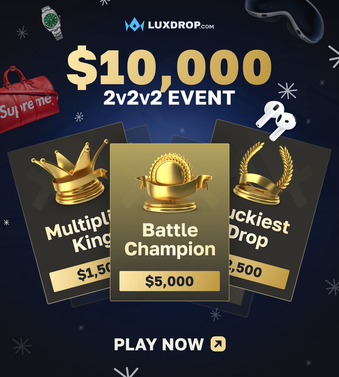 LuxDrop tweet media