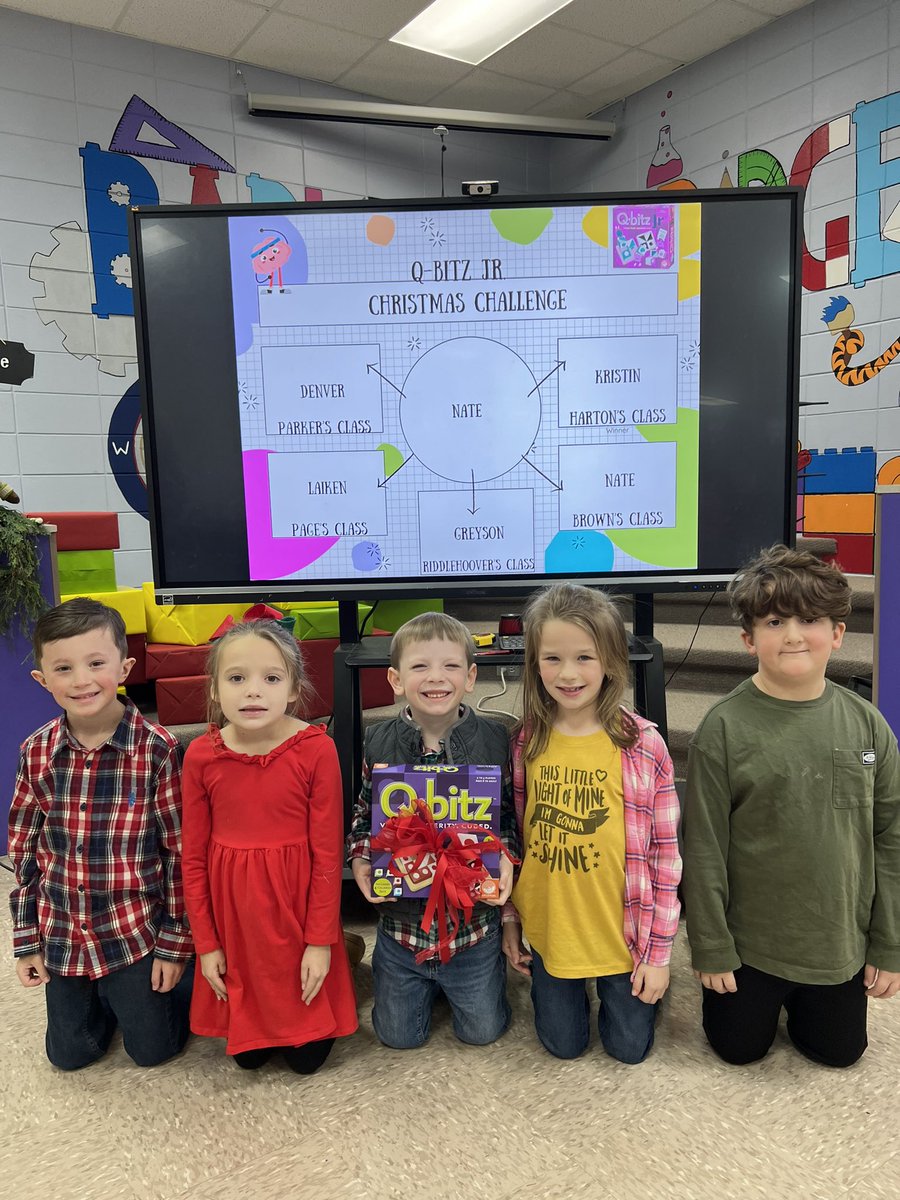 barkleybridge's tweet photo. What a fun morning in First Grade! Grade Level Q.bitz Jr. Tournament! https://t.co/txfQyh3LhM