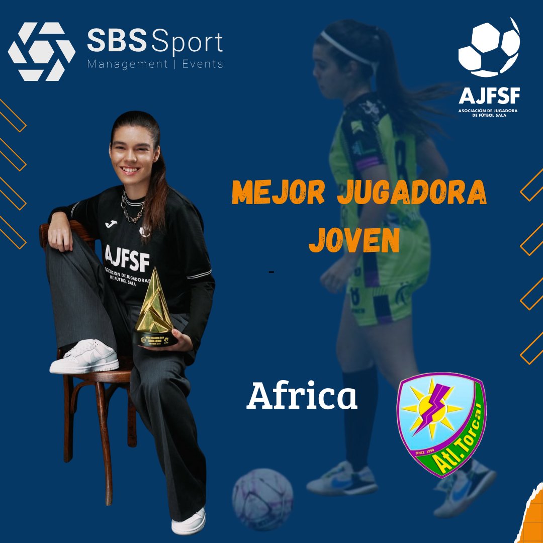 1ª ᴅɪᴠɪsɪᴏ́ɴ (ғ)

𝘼́𝙛𝙧𝙞𝙘𝙖 nombra mejor jugadora 𝗷𝗼𝘃𝗲𝗻 de la temporada 2023/24 por la <a href="/AJFSFemenino/">AJFSF - Asociación de Jugadoras de Fútbol Sala</a> 

➕ℹ️ sport-sbs.com/representado/a…

#sbsplayers | <a href="/africalc22/">Africa Lozano</a>