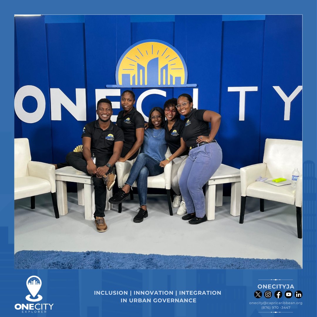 OneCityJA's tweet photo. Here are some #BehindTheScenes photos of our team. We worked hard to create #OneCityExplorer and put on the recent launch. We hope you enjoyed it, and we hope you make use of OneCity Explorer! Stay tuned for the launch of our report.
#OneCityJa #BTS #OneCityTeam https://t.co/WFB6CZvOI3