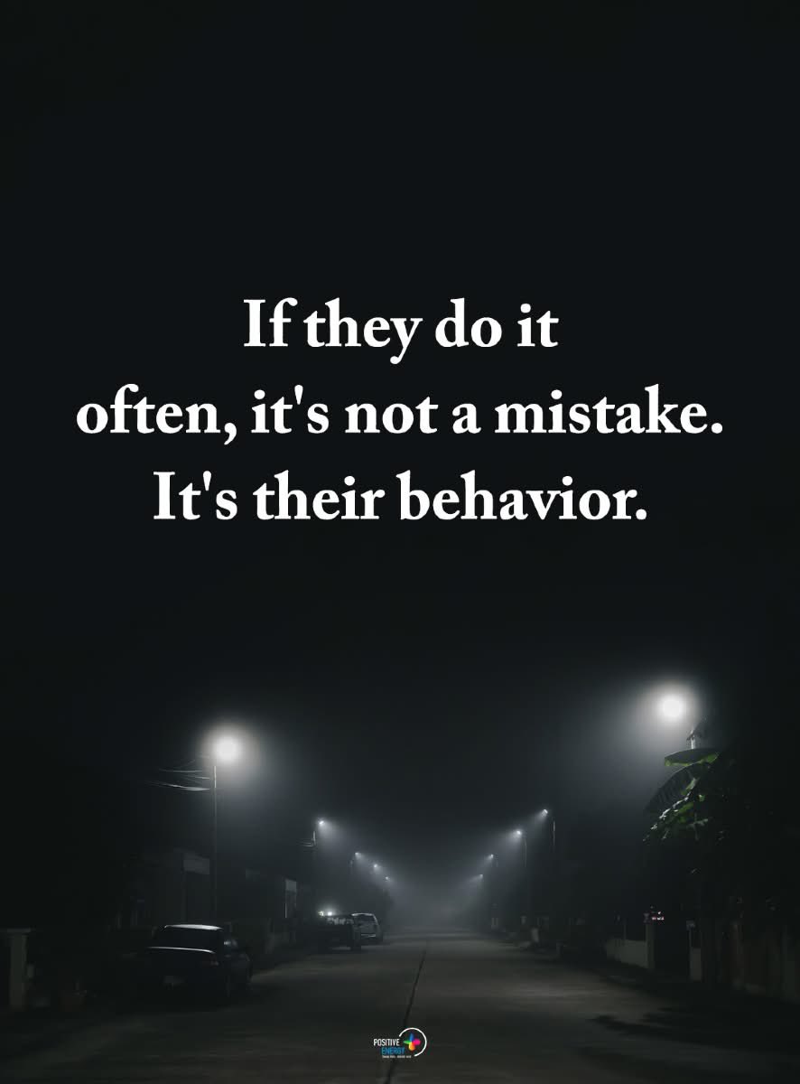 Jayhawk4Life_'s tweet image. Afternoon Thought: We all know that one person! 
Mistakes are occasional. Behavior is consistent.
If someone keeps repeating an action, it’s not by accident – it’s who they are.
Pay attention to patterns, not apologies.

#DailyLesson #LifeThoughts