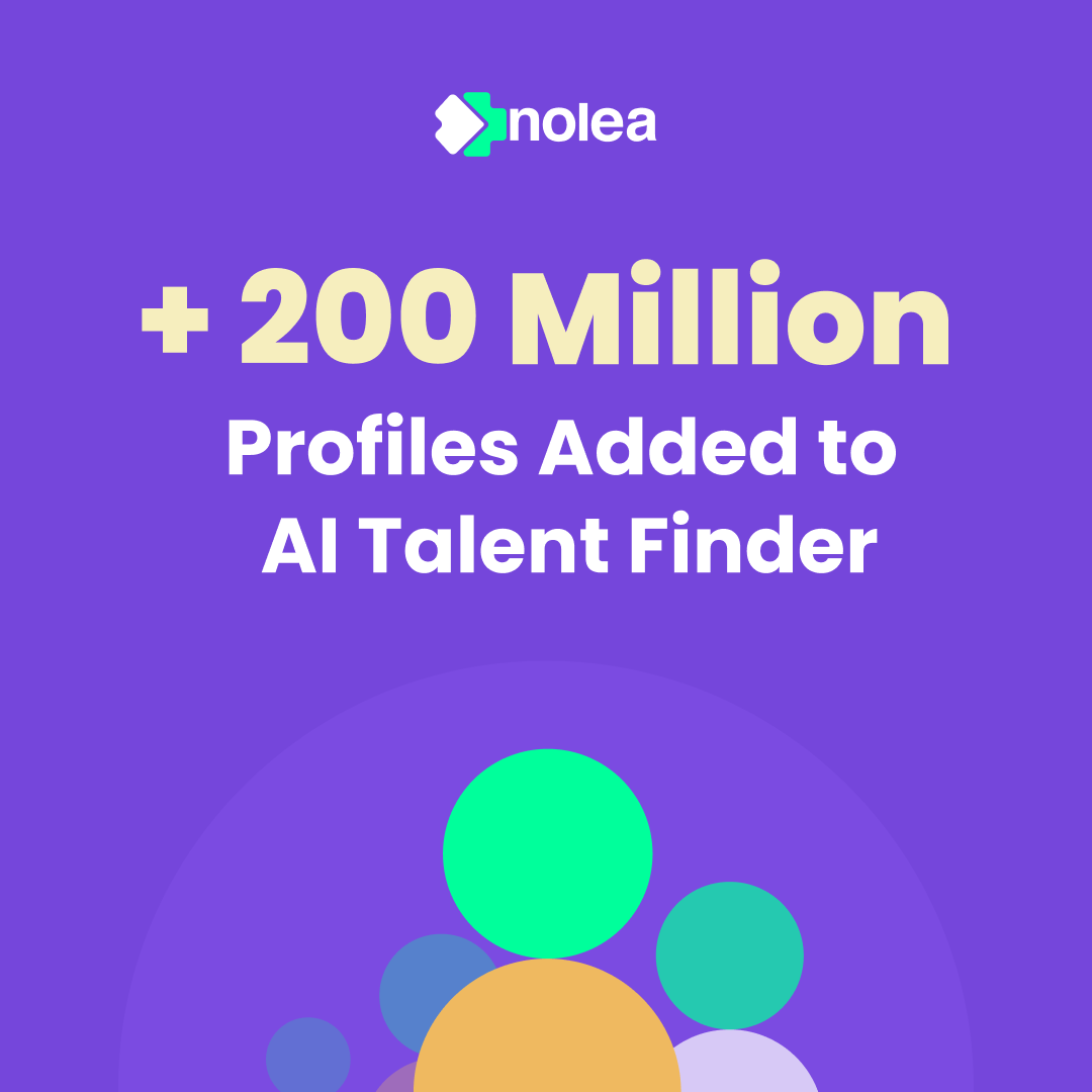 🚀 200M New Talent Profiles Added!

🌍 Expanded to new countries &amp; regions

📊 54% more verified emails &amp; phone numbers

⚡ Faster searches, smarter AI suggestions

Find the right talent, faster than ever.

noleahealth.com #NoleaAI #TalentSearch #Recruitment