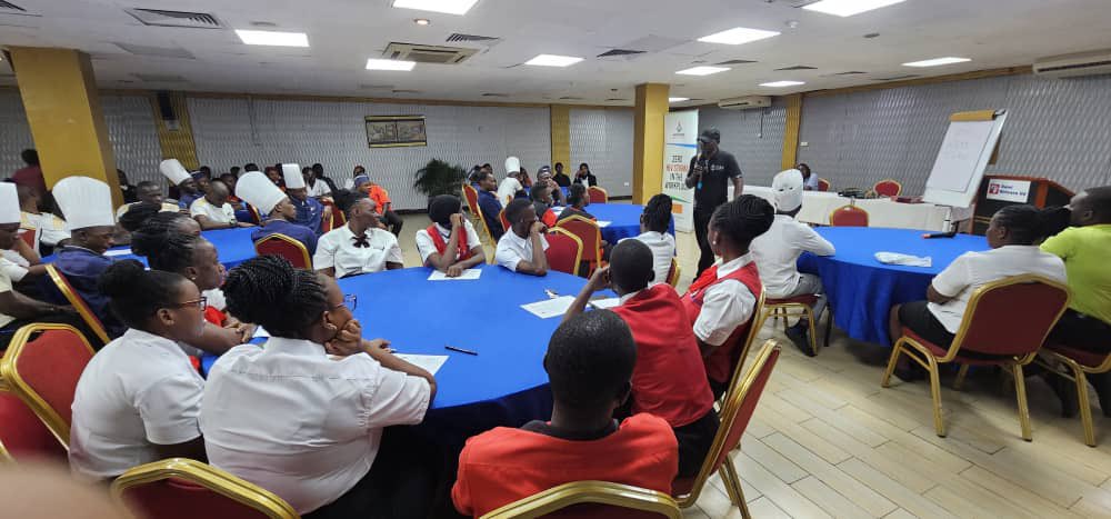 NAFOPHANU's tweet photo. Together, we’re breaking barriers! 🌟 Over 150 dedicated staff gathered at Hotel Africana for an HIV anti-stigma and discrimination session.
Every step we take brings us closer to #ZeroHIVStigma and #ZeroDiscrimination.
Let's stand united for change! 💪 #NafophanuUpdates https://t.co/rHR3ajemNs