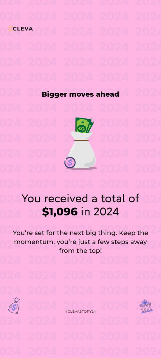 a__misbahudeen's tweet photo. Money really flies! π I just discovered this on my 2024 #CLEVASTORY. You should get in on this too! Start here: https://t.co/K3Ro1dwR2K
@clevabanking https://t.co/L9CASQKyje