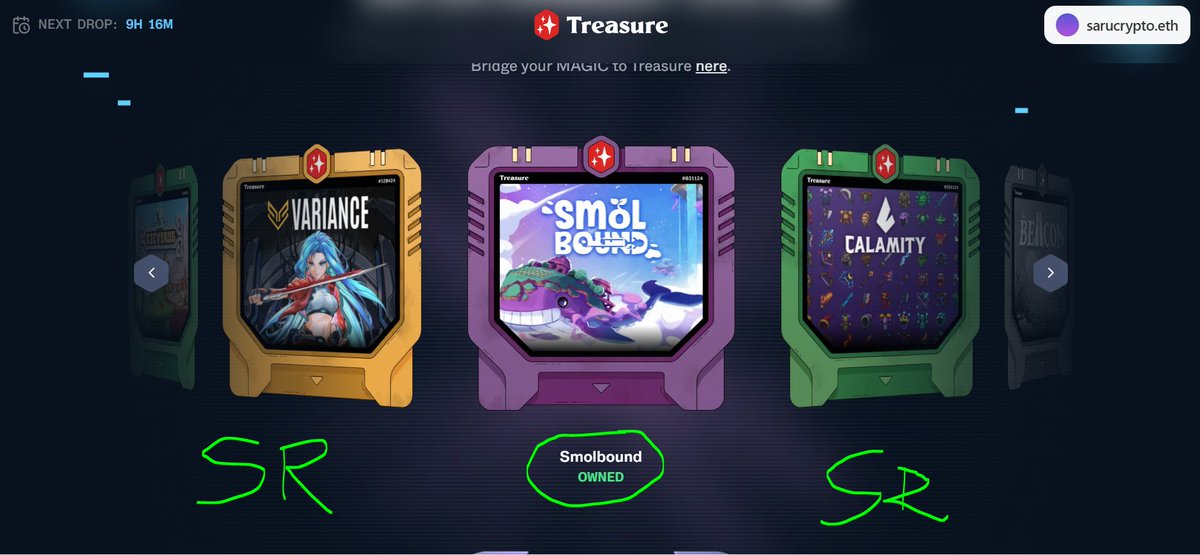 [Cập nhật kèo Smolbound Cartridge is LIVE]
<a href="/smolbound/">Smolbound</a>

Bác nào lúc trước có chơi game, lấy đc NFT, thì nên làm, bác nào k chơi Smolbound từ trước thì bỏ qua.

1. Cần có ETH chain arbitrum.
Sau đó swap $eth arbitrum to $magic

🔗 jumper.exchange
Cần tầm 3$ là dư