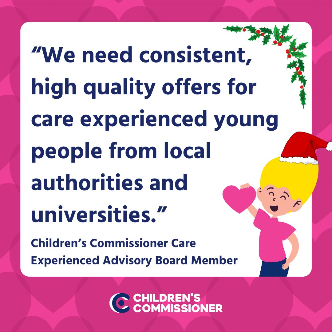 Children's Commissioner for England (@childrenscomm) on Twitter photo I want every child, no matter their background, to be given the support needed to secure their dream job whether through further/higher education (HE) or an apprenticeship. My Care Experienced Advisory Board have created a HE handbook: childrenscommissioner.gov.uk/resource/suppo… #TheBigConversation I want every child, no matter their background, to be given the support needed to secure their dream job whether through further/higher education (HE) or an apprenticeship. My Care Experienced Advisory Board have created a HE handbook: childrenscommissioner.gov.uk/resource/suppo… #TheBigConversation