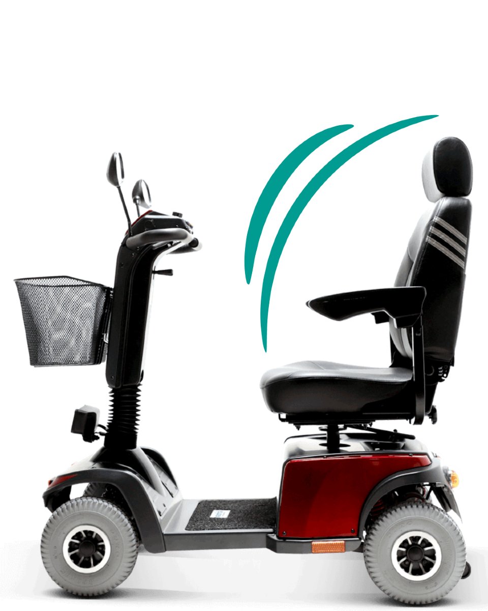 🛵 KS-343.2: La garantía de un viaje seguro 🌟

🌿 Diseñado para enfrentar terrenos desafiantes:
🔧 Suspensión de 4 ruedas ajustable para máxima estabilidad.
🌍 Bordillos de hasta 7,5 cm sin esfuerzo.
🚀 Impacto distribuido para mayor comodidad en terrenos irregulares.