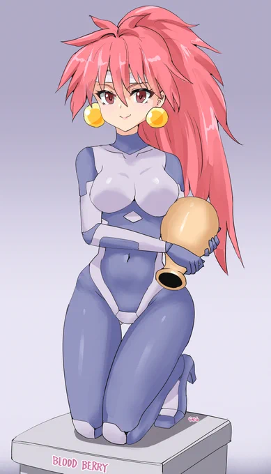 Skebで描いた「爆発するブラッドベリー」です。ご依頼ありがとうございました! 