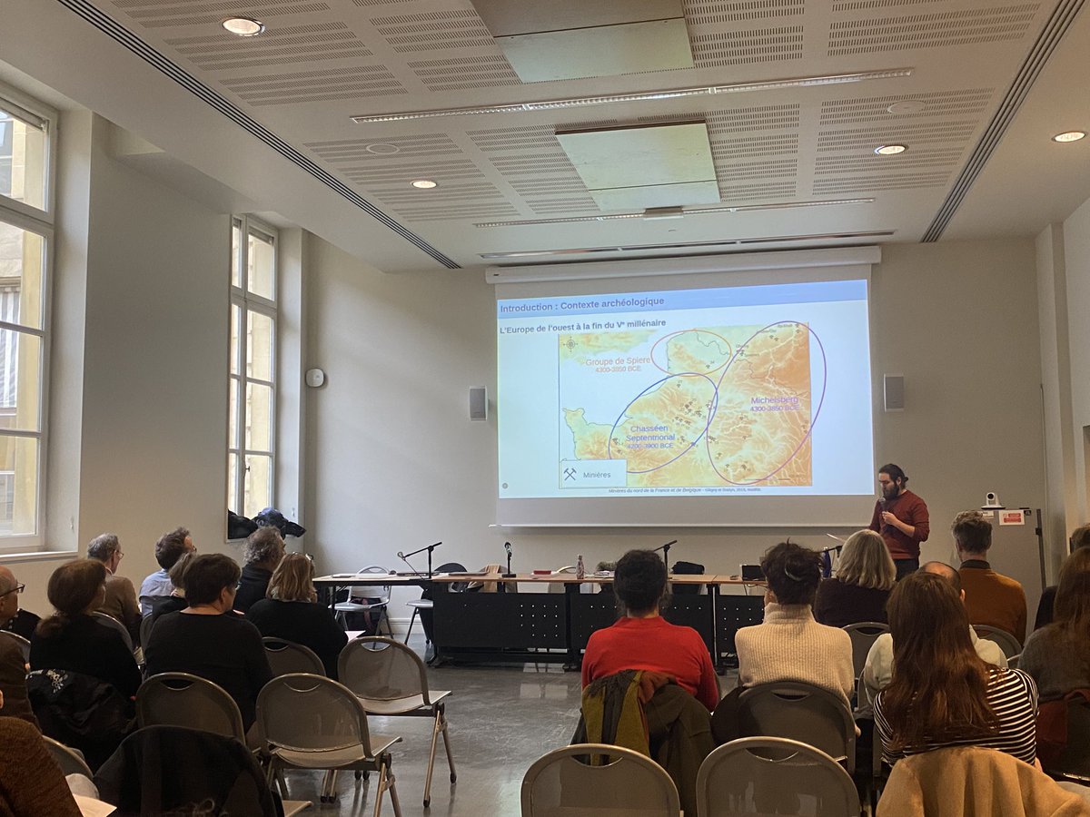 🎓Aujourd’hui Thomas Guichet soutient sa thèse intitulée « Production et circulation des grandes lames en Europe au Chalcolithique ancien - Impact de la minière de Spiennes (Belgique) dans l’organisation sociale et territoriale dans le nord de la France et de la Belgique »