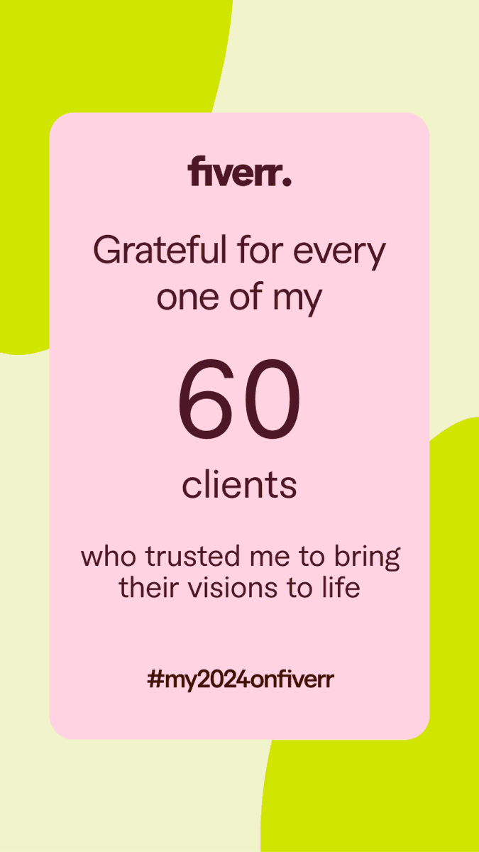 Gamesplaner's tweet photo. You made #my2024onfiverr a year to remember. https://t.co/mmzIiOkcoa https://t.co/D4itmXaUiF