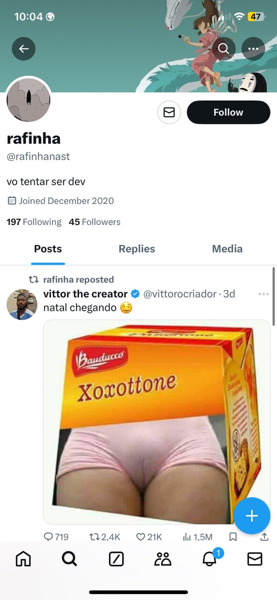 Bksd_brad's tweet photo. @rafinhanast @smurfdomuca @biielcoisaruim mais virgem q esse teu post impossível esquisito https://t.co/xafBNAQpnZ