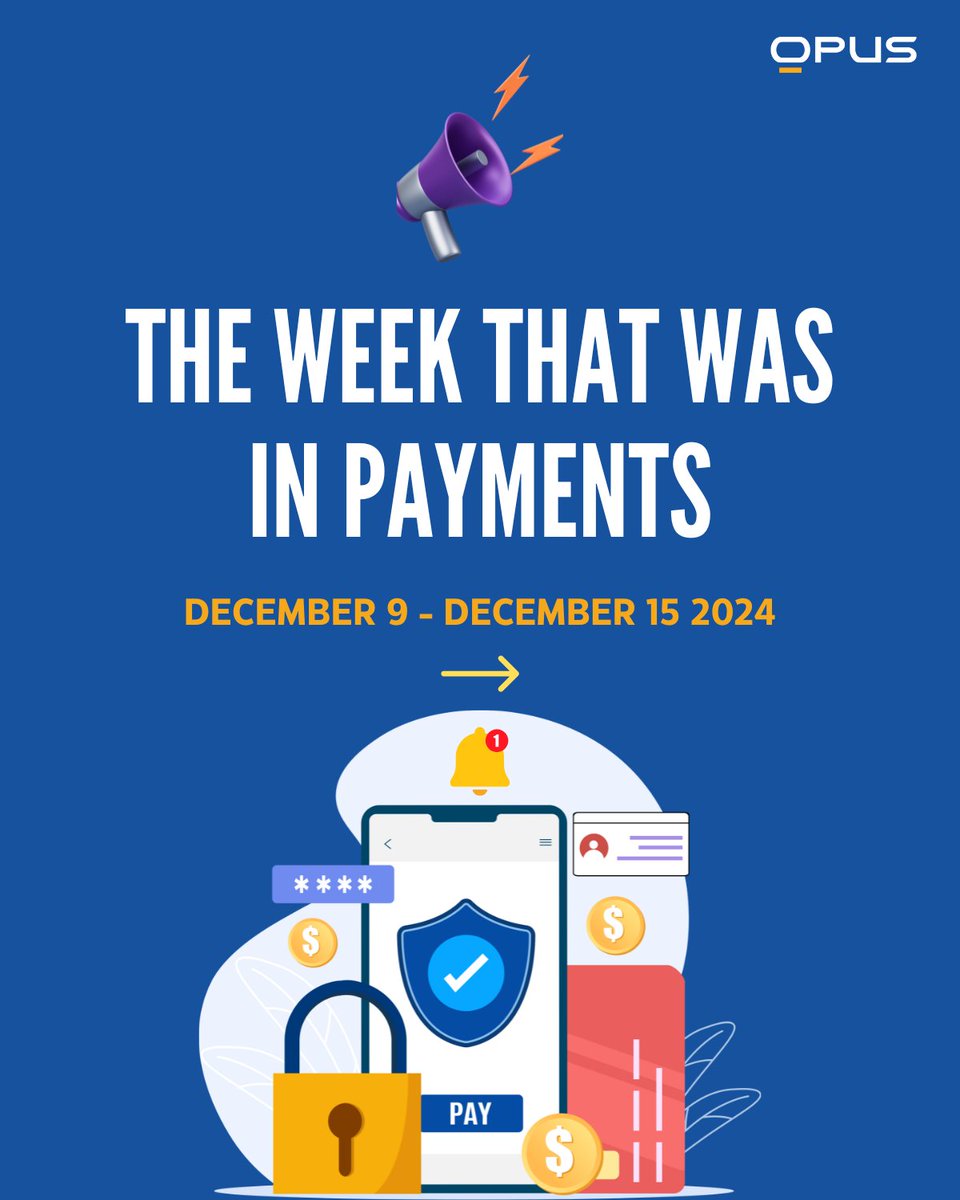 OpusTechGlobal's tweet photo. The Week That Was in Payments 📅
Gen Digital to acquire MoneyLion in $1bn deal
https://t.co/u1IrKE821u
Alternative Payment Methods Fuel Holiday Sales Growth
https://t.co/pSD832HD9w
#WeekInPayments https://t.co/jcJUUNJ3QX