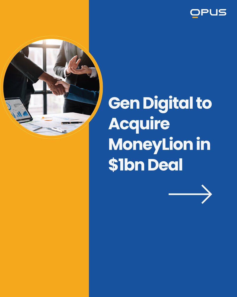 OpusTechGlobal's tweet photo. The Week That Was in Payments 📅
Gen Digital to acquire MoneyLion in $1bn deal
https://t.co/u1IrKE821u
Alternative Payment Methods Fuel Holiday Sales Growth
https://t.co/pSD832HD9w
#WeekInPayments https://t.co/jcJUUNJ3QX
