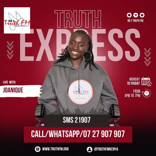Truthfmkenya's tweet image. Therefore the Lord Himself will give you a sign: Behold, the virgin shall conceive and bear a Son, and shall call His name Immanuel. -Isaiah 7:14

Hello #TruthExpress guess who's the captain on duty?You guessed right @Joanique_Ke is ready
#RecapMonday
 truthfm.org