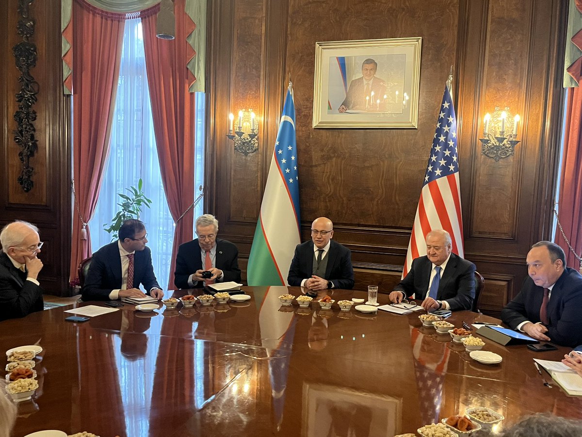 Caspian Policy Center (CPC) (@caspiancenter) on Twitter photo CPC and Institute for Strategic and Regional Studies under the Prez of the Republic of Uzbekistan (ISRS) signed an MoU at <a href="/UZEmbassyDC/">The Embassy of Uzbekistan in Washington, D.C.</a>. This MoU signifies our shared commitment to fostering cooperation, mutual understanding, and collaboration between think tanks in the U.S. and CPC and Institute for Strategic and Regional Studies under the Prez of the Republic of Uzbekistan (ISRS) signed an MoU at <a href="/UZEmbassyDC/">The Embassy of Uzbekistan in Washington, D.C.</a>. This MoU signifies our shared commitment to fostering cooperation, mutual understanding, and collaboration between think tanks in the U.S. and