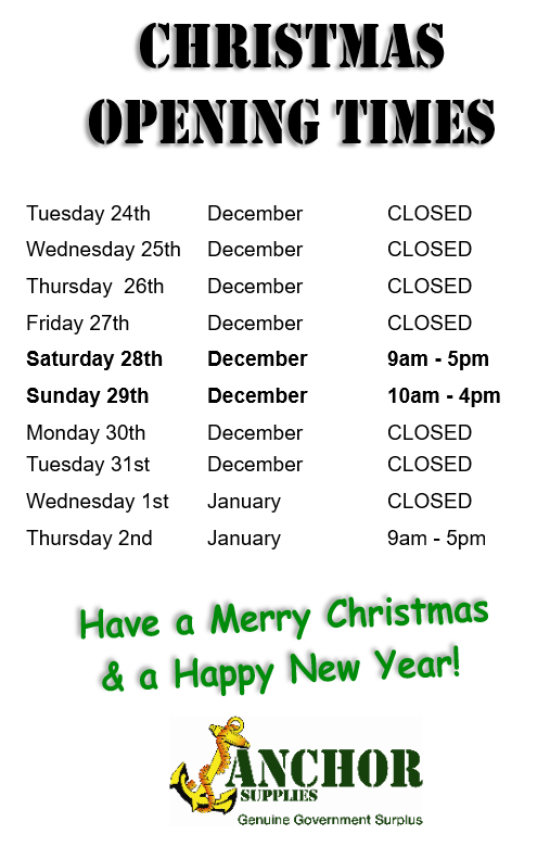 Our RIPLEY DEPOT will be open between Christmas &amp; the New Year - please see our opening times over the festive period 🎄