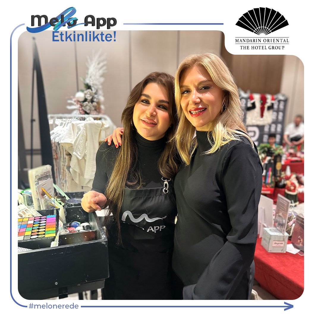 meloapp_'s tweet photo. İstanbul’un en lüks adreslerinden biri olan Mandarin Otel’de düzenlenen özel davette, ünlü isimlerle buluştuk!

Davetliler, Melo App standımıza uğrayarak hem göz kamaştırıcı makyajlar yaptırdılar hem de ışıltılı karelere imza attılar! 🌟 İşte geriye kalanlar: https://t.co/XIHgDZun5r