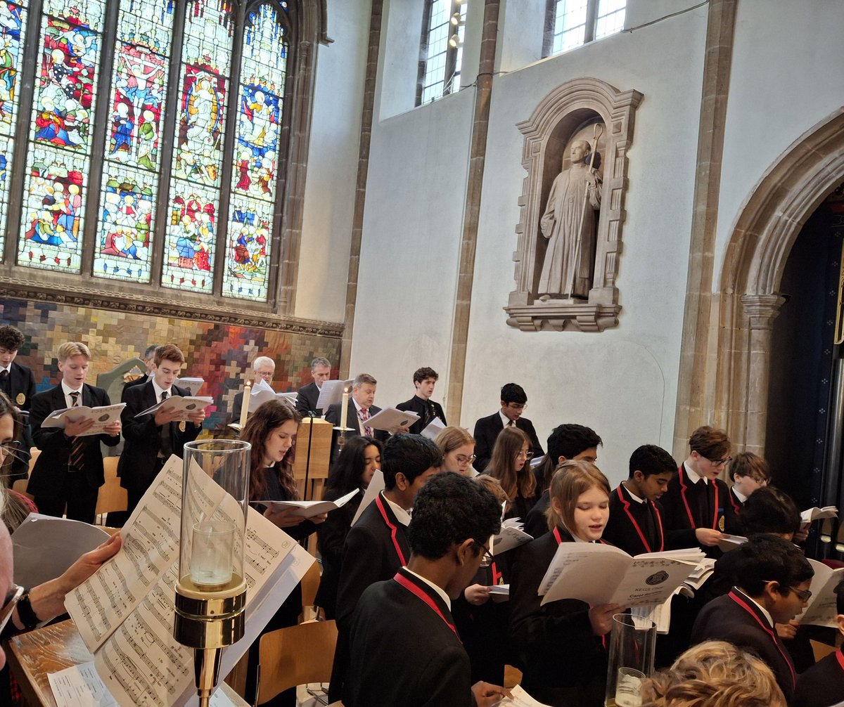 KEGS_Chelmsford's tweet photo. We are looking forward to our carol service at Chelmsford Cathedral this afternoon...lots of rehearsals this morning! Thank you to all involved in supporting, and especially to our music staff. https://t.co/joM4W1HZce