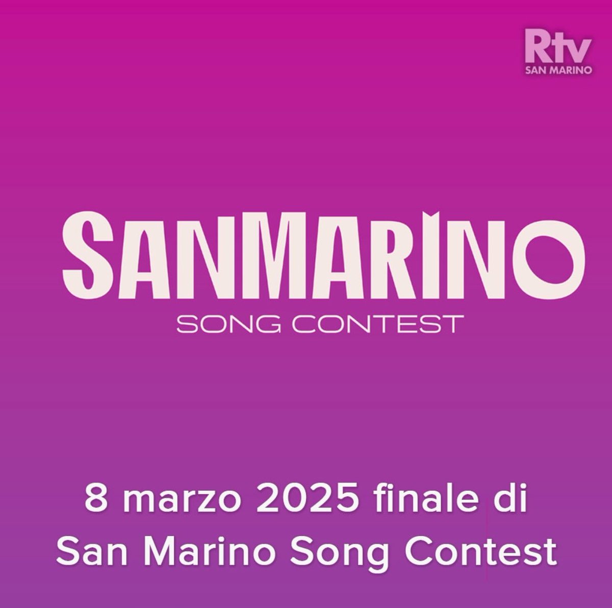 San Marino RTV | Eurovision Song Contest tweet media