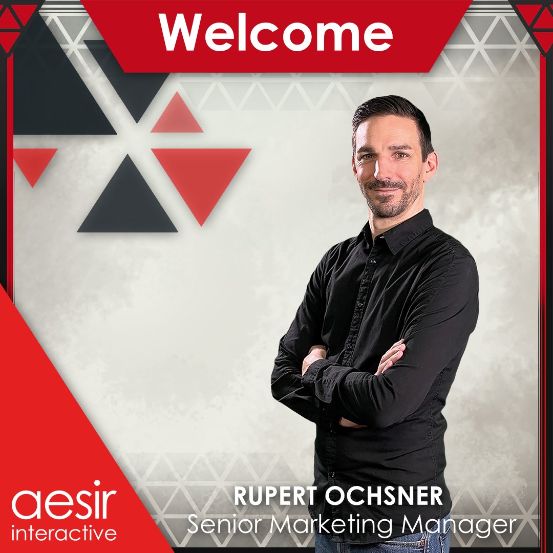 AesirInteractiv's tweet photo. Introducing Rupert Ochsner! Rupert is our Senior Marketing Manager. He has 20 years of experience in the games industry, from indie to AAA. Rupert worked in publishing and development in the past, and we're happy for his passion and expertise to take Aesir Interactive to the next level.