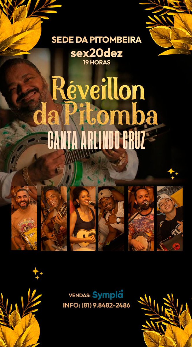 sambadapitomba's tweet image. O último do ano , em clima de réveillon! 
Restam poucas unidades dos ingressos 
Não fica de bobeira não clica no link abaixo e vem ser feliz . 
#aquiedapitomba
sympla.com.br/samba-da-pitom…