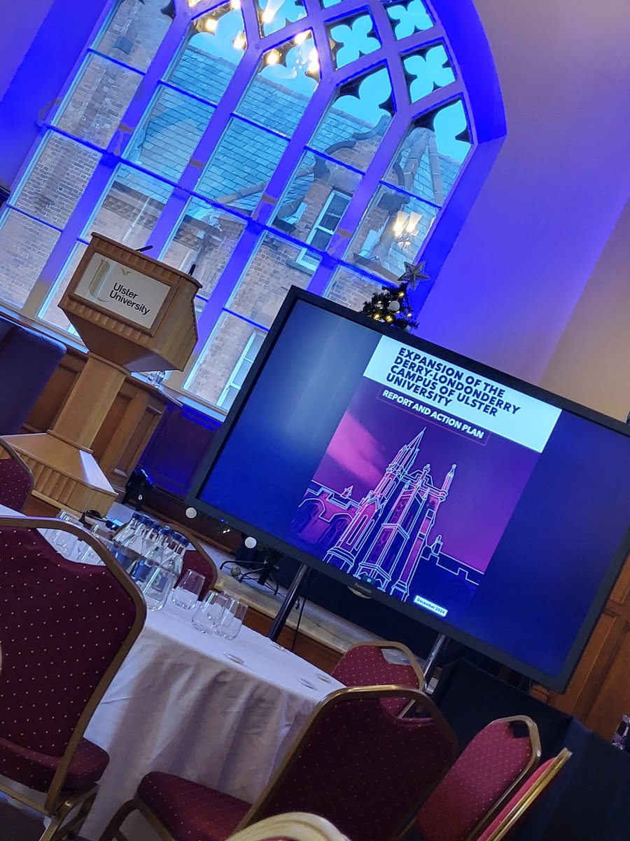 We are delighted to be attending the launch of the report and action plan by Minister <a href="/conormurphysf/">Conor Murphy</a> for the expansion of Magee University to at least 10,000 students by 2032 👏 

#DeliveringForDerry