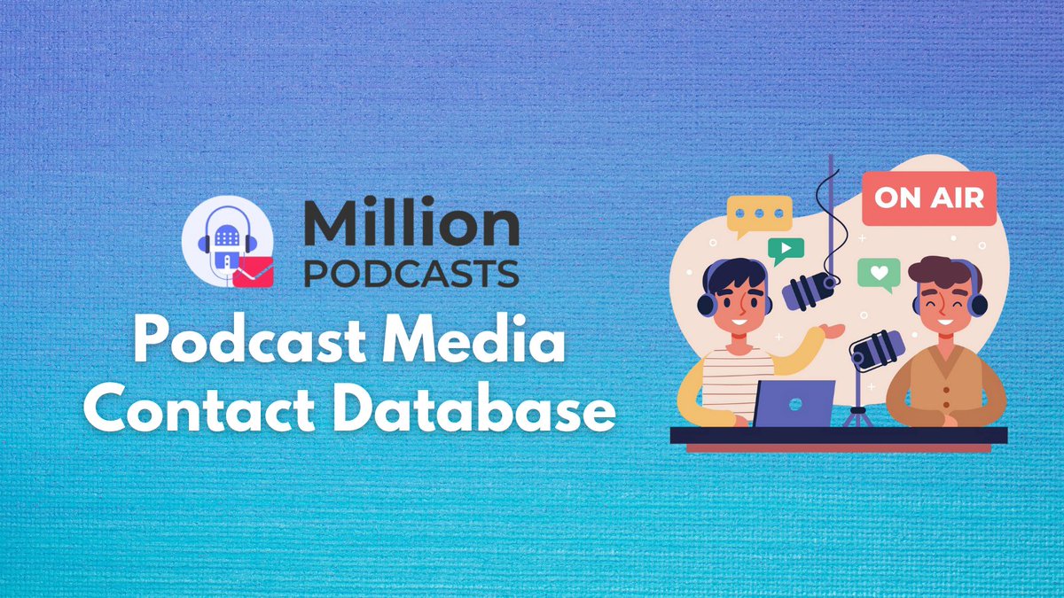 MillionPodcasts's tweet image. 🎙️ Introducing Million Podcasts: Your go-to database for connecting with 2M+ podcasters & producers. Perfect for PR pros, marketers, & outreach managers! 💼✨
Ready to transform your podcast strategy? 🌟
👉 Start exploring today!
millionpodcasts.com