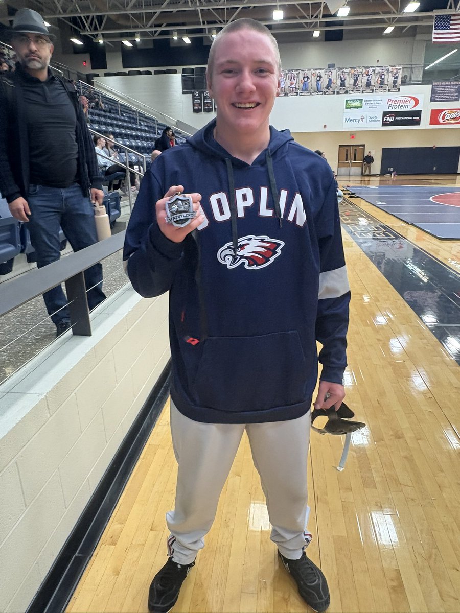 Joplin Wrestling (@jhswrestling) on Twitter photo Congratulations to our medalists from this weekend, Ilannah Burtrum (2nd), Eliah Rizo (3rd) and Joseph Beranek (2nd). 🦅🦅🦅
<a href="/JHS_Athletics/">Joplin Athletics</a> Congratulations to our medalists from this weekend, Ilannah Burtrum (2nd), Eliah Rizo (3rd) and Joseph Beranek (2nd). 🦅🦅🦅
<a href="/JHS_Athletics/">Joplin Athletics</a>
