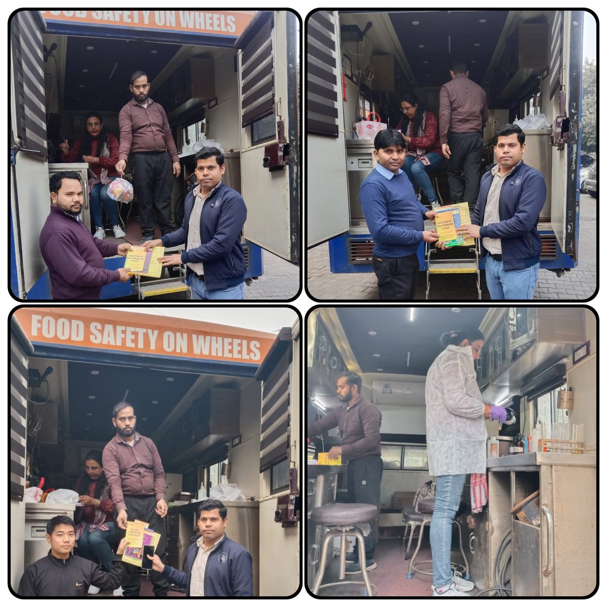 Today FSW was placed at Dwarka Sec-6 Market of Southwest Delhi, during which Street Food Vendors are made aware &amp; sensetized about maintenance of hygiene &amp; sanitation, street foods are being lifted &amp; analysed by primary lab and through Mobile Food Lab <a href="/NehaBansal31/">Neha Bansal 🇮🇳</a> <a href="/fssaiindia/">FSSAI</a>