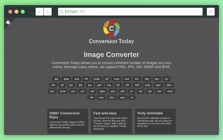 softapps's tweet image. ¡Adiós a los dolores de cabeza por formatos de imagen! 

Conversion Today te permite convertir entre más de 50 #formatos de #imagen. 🔄 🖼️ 

¡Y lo mejor? Es gratis y sin registro! 

➡️ buff.ly/47ZWH3r