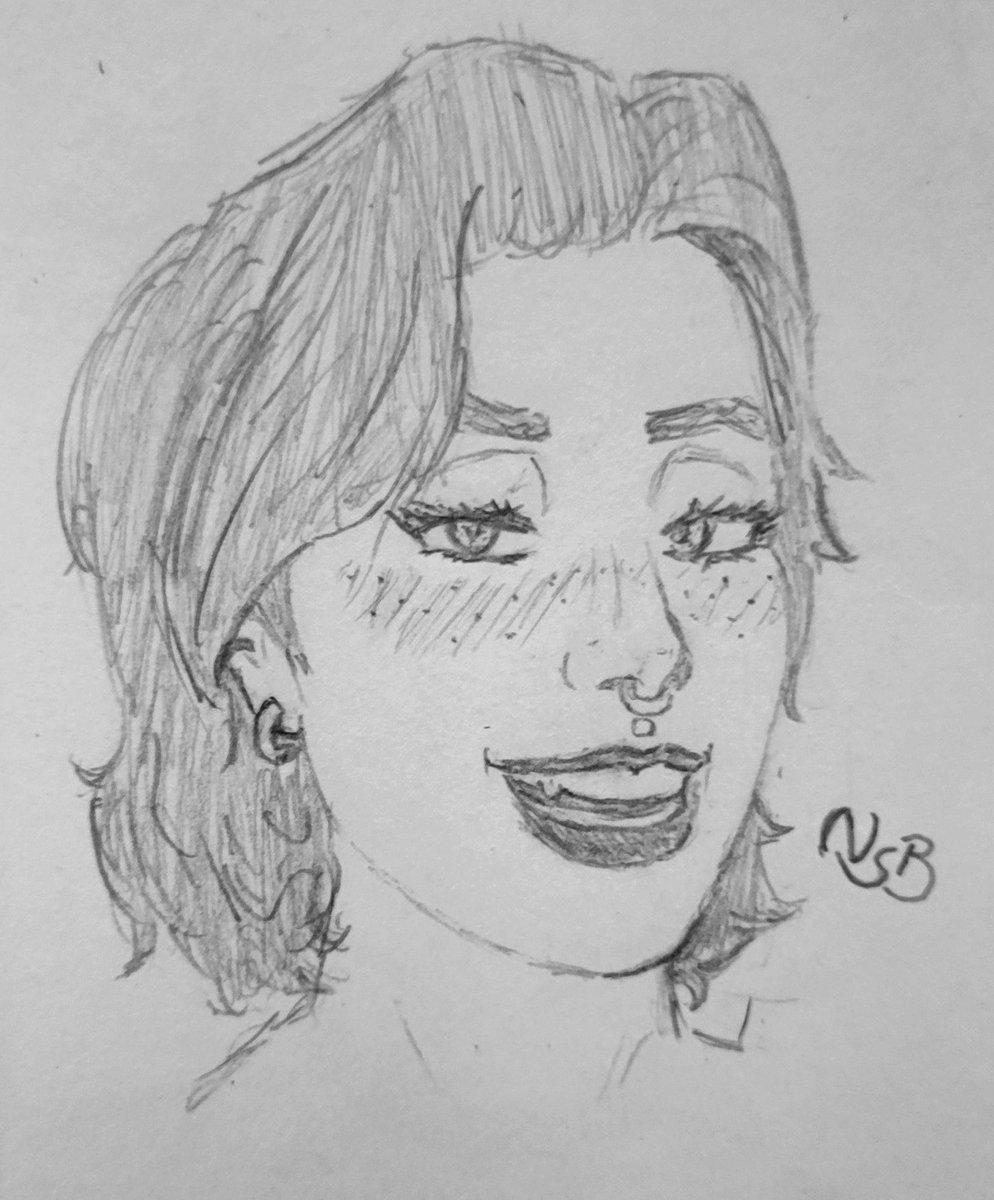 Some face practice. Nobody in particular. Just someone of a "face type".
I appreciate faces and features quite a lot, especially when they generally tend to coincide with various sets of personalities. I strive to be able to materialize my appreciation through my art