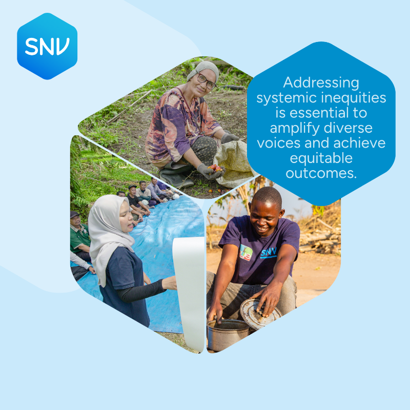 SNVworld's tweet photo. Building equity in climate action 🌍

Women, youth, and marginalised groups face the worst impacts of climate change but lack a voice in decision making. True resilience leaves no one behind.

Local action, global impact.

🔗https://t.co/TCwAFGBNzS

#SNVImpactThatMatters