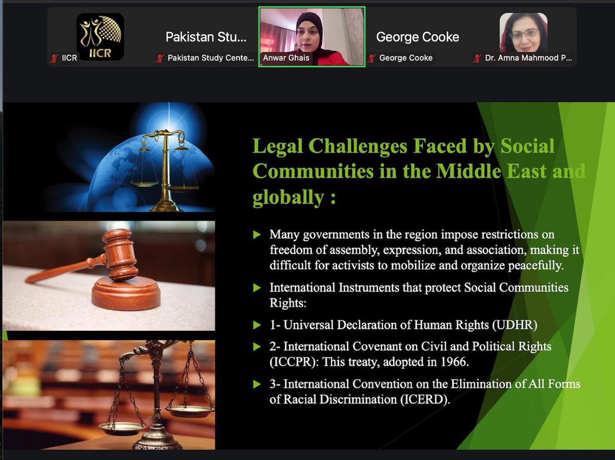 Dec 16 - IICR convened a highly impactful webinar, raising dialogue on a critical issue titled “Community and Social Work Initiatives: Empowering Local Change-Makers,” bringing together esteemed academics, policymakers, &amp; grassroots activists from South Asia &amp; the Middle East.