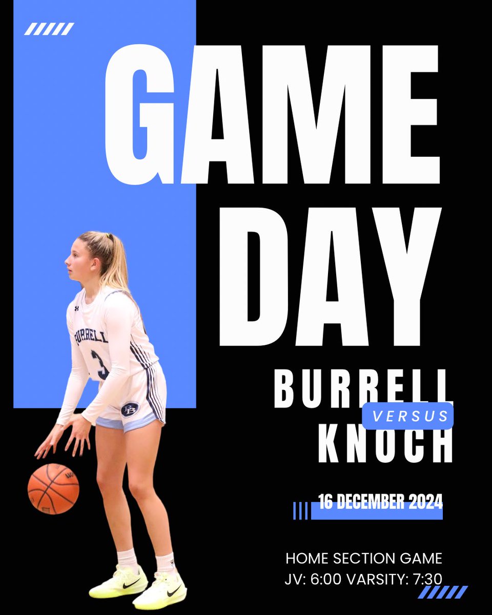 HUGE SECTION MATCH UP TONIGHT AGAINST KNOCH!! Show up to support your Lady Bucs‼️
JV- 6 PM, Varsity- 7:30 PM