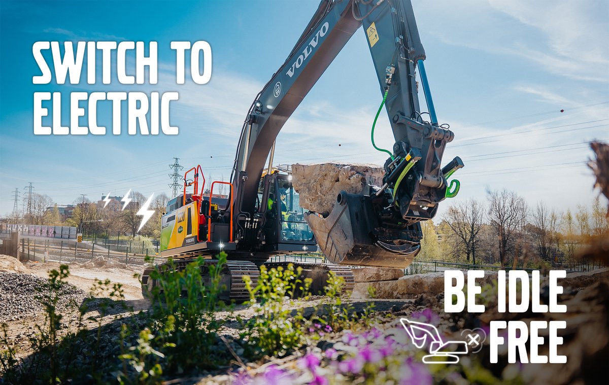 Think about this: an 8-hour day with 40% idling in a diesel machine equals a 4.8-hour day with an electric. Why? Because with electric machines there is no idling! It is about time that we rethink our daily operating hours! Find out more here: bit.ly/3VyncIs